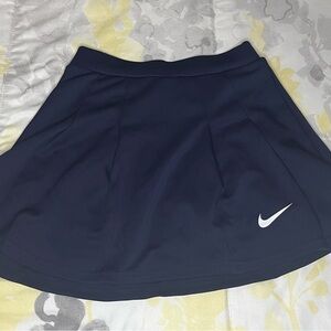 Nike navy color pleated skirt/skort stretchy polyester spandex material no tags